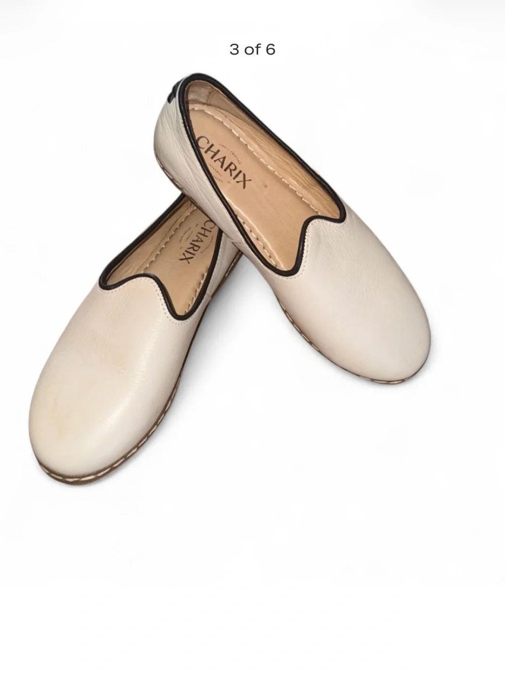 Charix Leather slip on flats